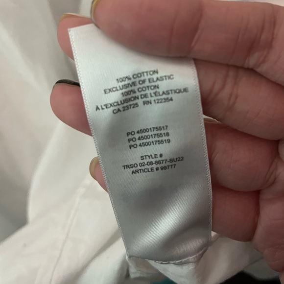 ARITZIA SUNDAY BEST HADLEY POPLIN PUFF SLEEVE BABY DOLL MINI DRESS - Picture 10 of 10